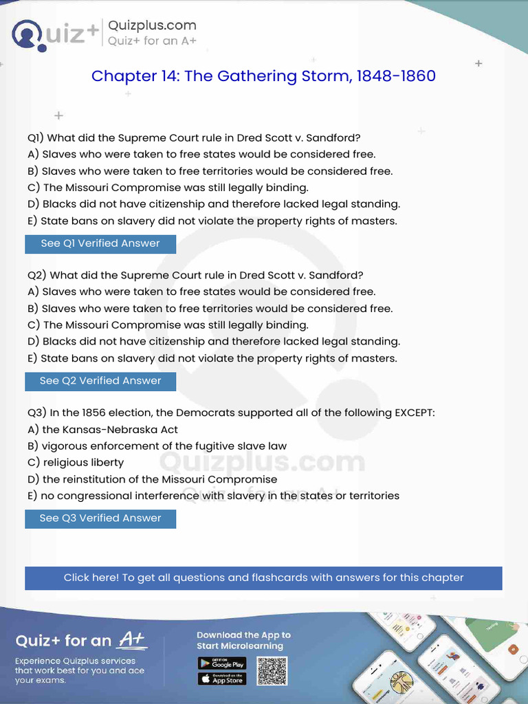 What Did The Supreme Court Rule in Dred Scott V Sandford | PDF