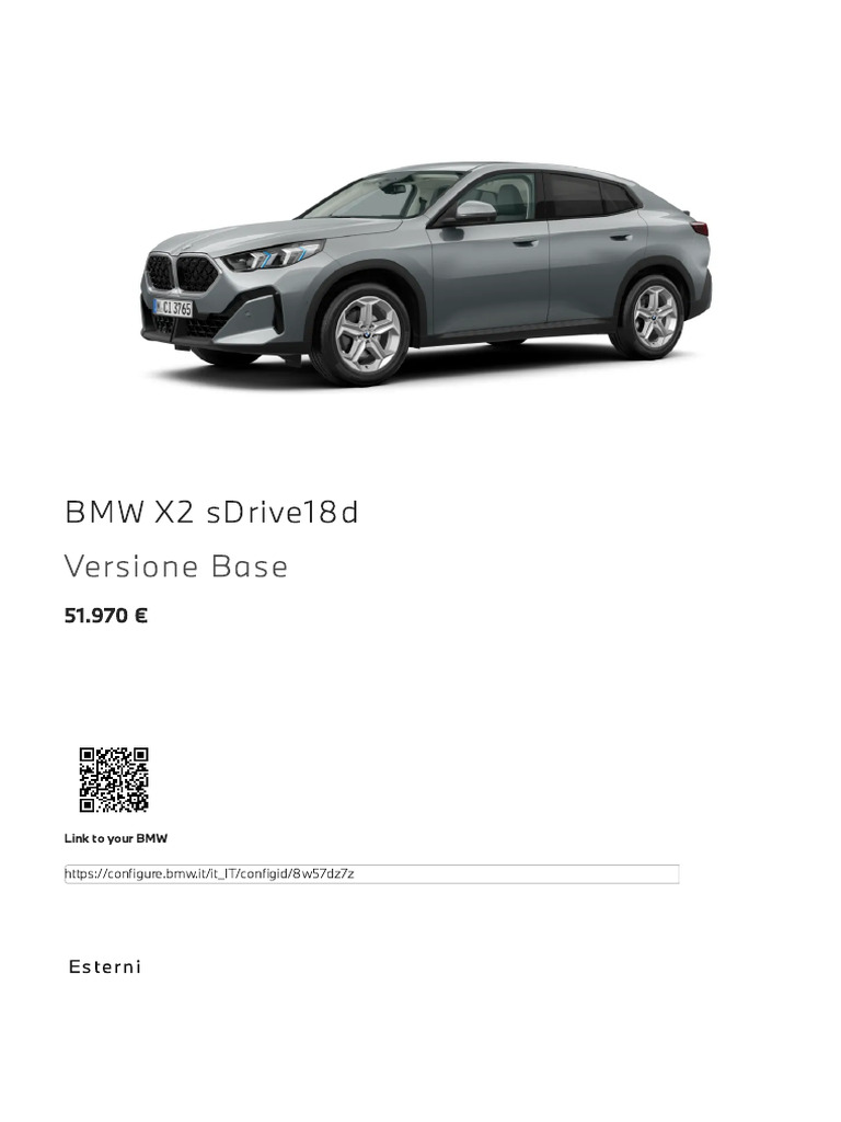 BMW X2 Def | PDF