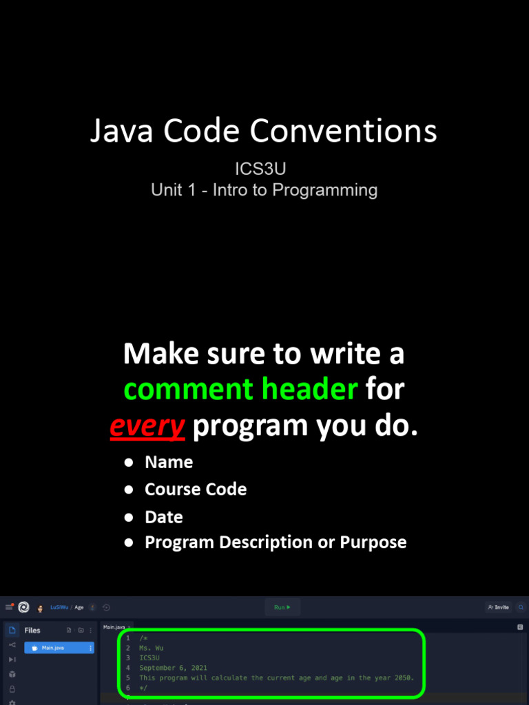 Java Code Conventions | PDF