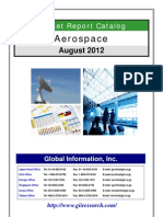 Aerospace Market Report Catalog - August 2012