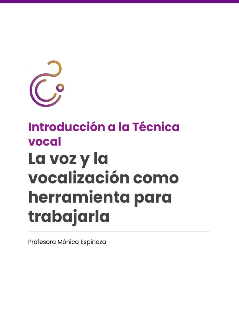 ITV ? CUADERNILLO 03 - La Voz y La Vocalización Como Herramienta para ...