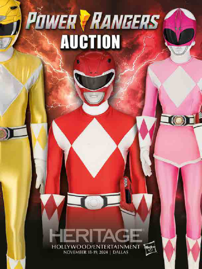 Heritage Auctions - Power Rangers Hasbro Auction, November 18-19, 2024 ...