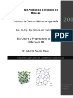 Resumen Estructuras Cristalinas PDF