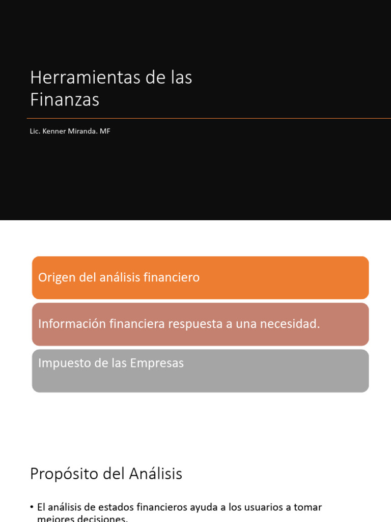 2 Herramientas de Las Finanzas | PDF | Negocios económicos | Ciencias ...