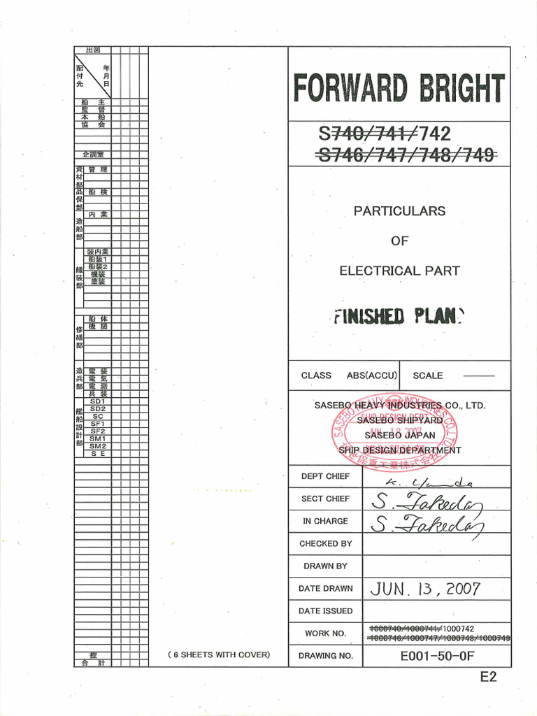 Particulars of Electrical Part | PDF