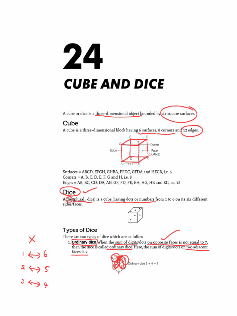 Cube and Dice | PDF