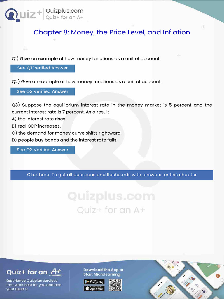 Give An Example of How Money Functions As A Unit of Account | PDF