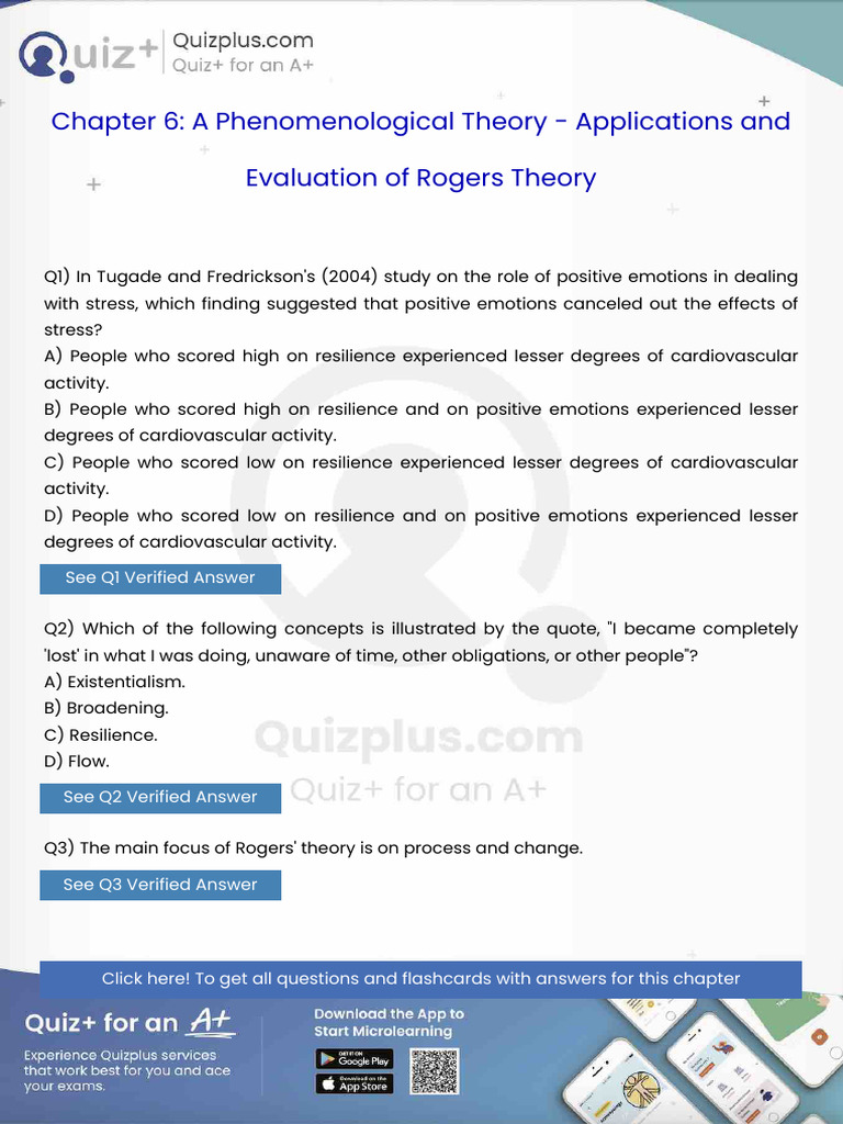 In Tugade and Fredricksons 2004 Study On The Role of Positive Emotions ...