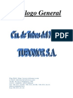 Catalogo de Tuberias