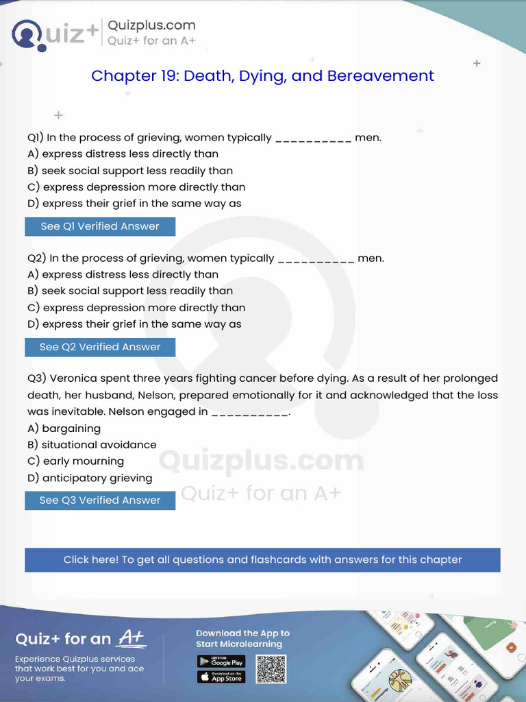 In The Process of Grieving Women Typically Men | PDF