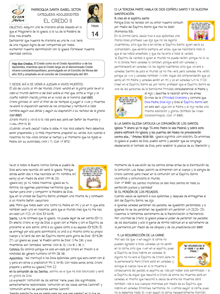 Tema 14 Credo 2 | PDF