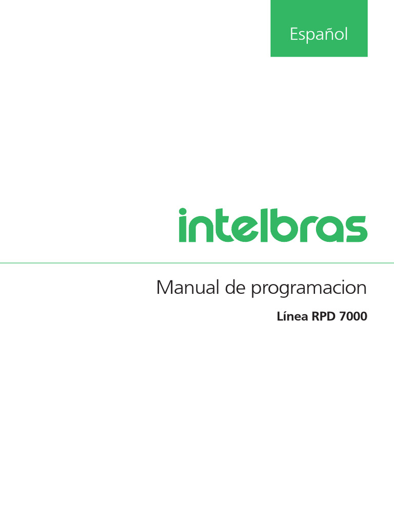 Manual de Programacion - Línea RPD 7000 | PDF | Contraseña | Radiodifusión