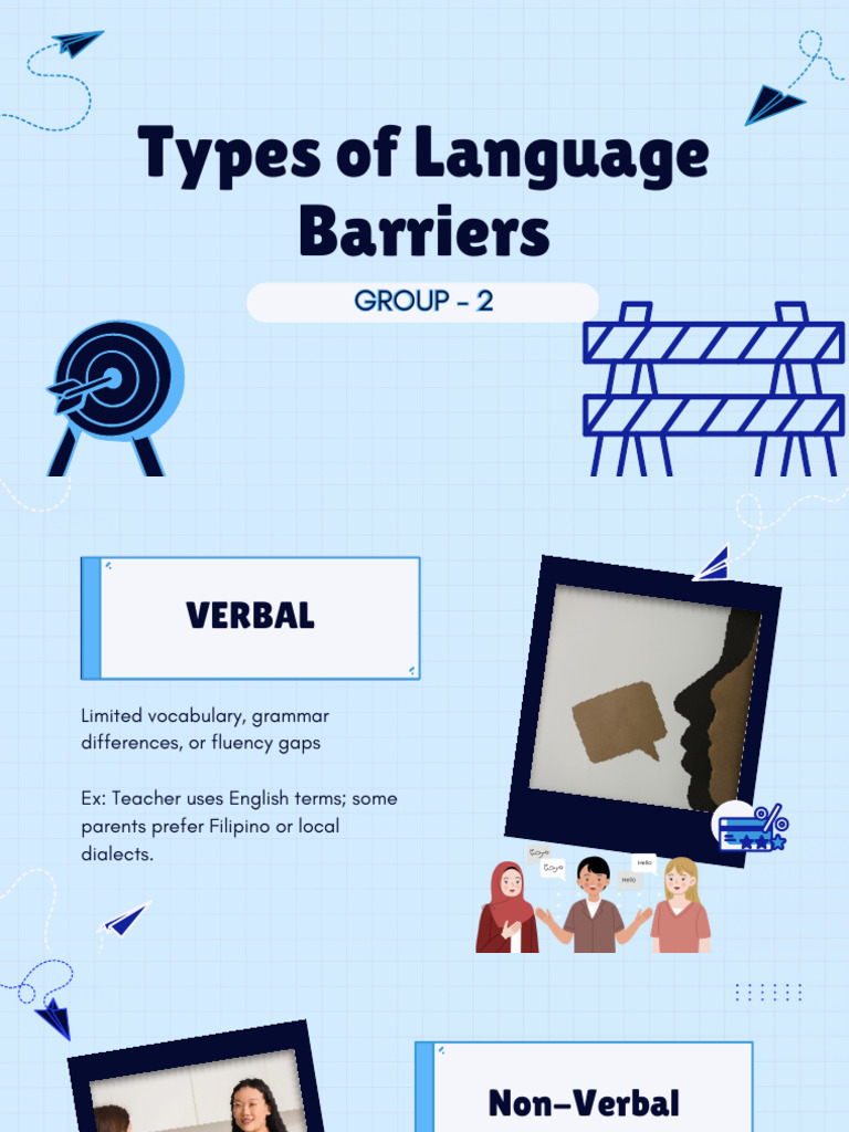 Types of Language Barriers | PDF