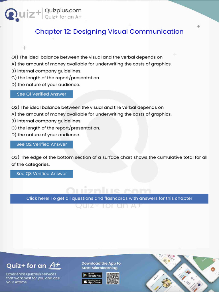 The Ideal Balance Between The Visual and The Verbal Depends On | PDF ...