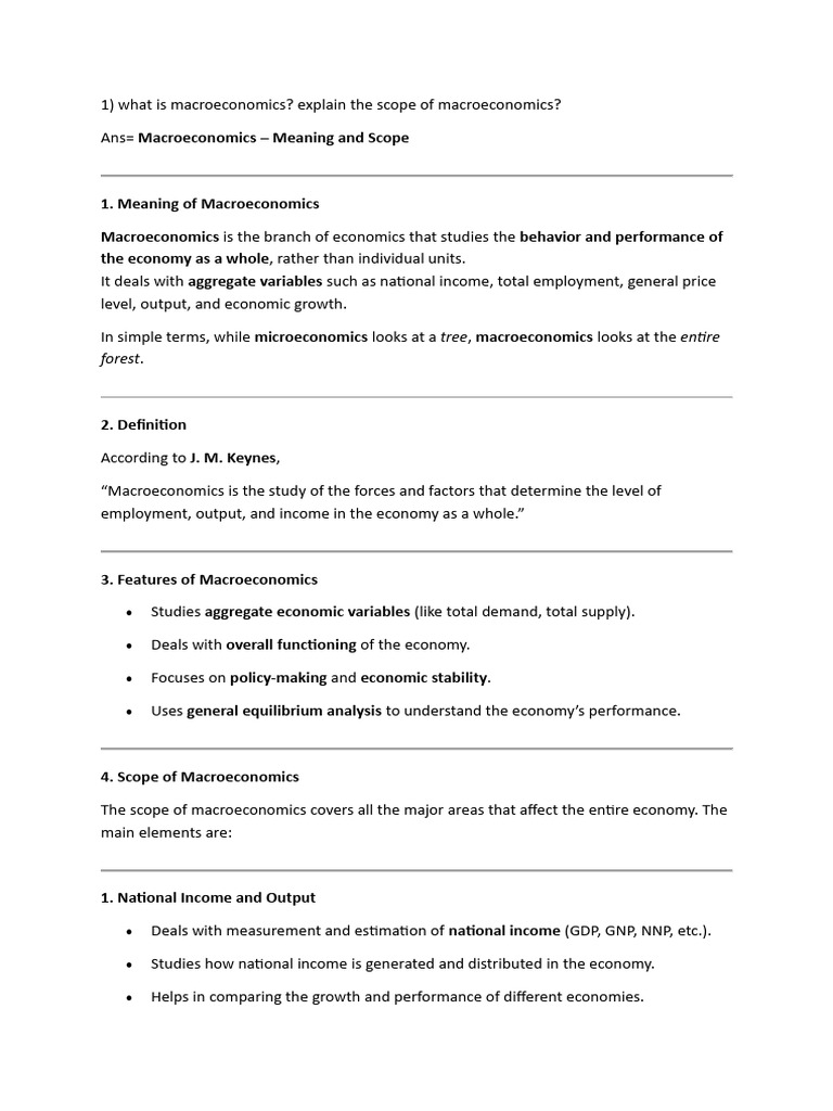 Eco Imp Sem III | PDF