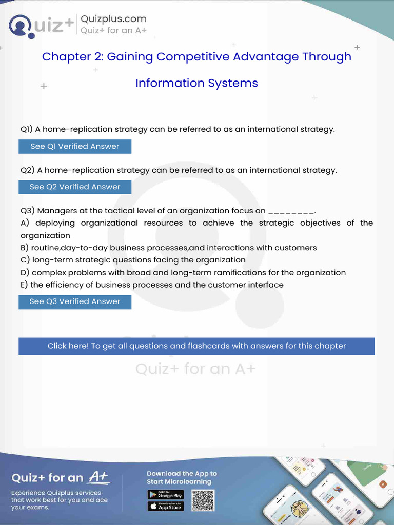 A Homereplication Strategy Can Be Referred To As An International ...