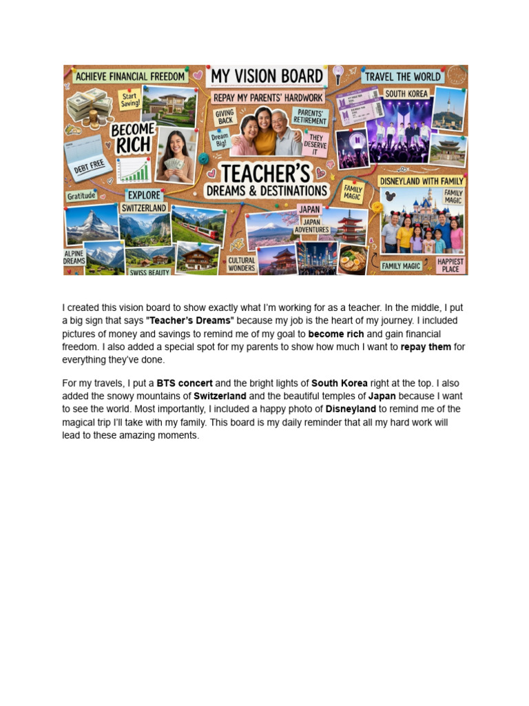 Sample Journal (Vision Board) | PDF