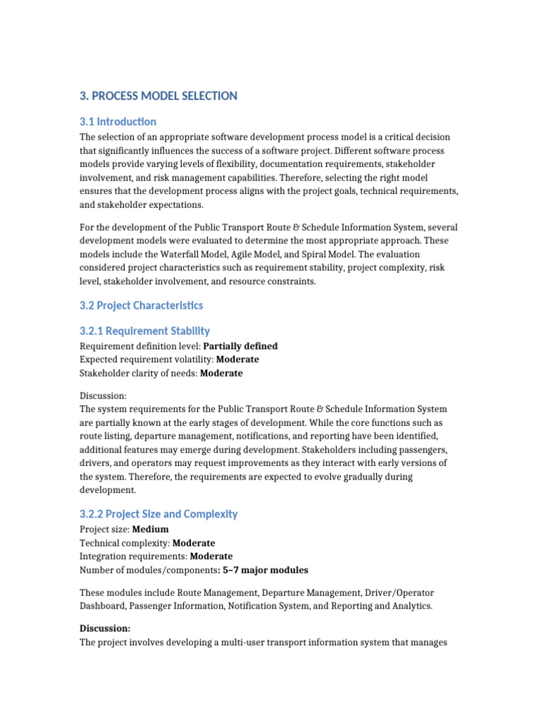 Process Model Work | PDF