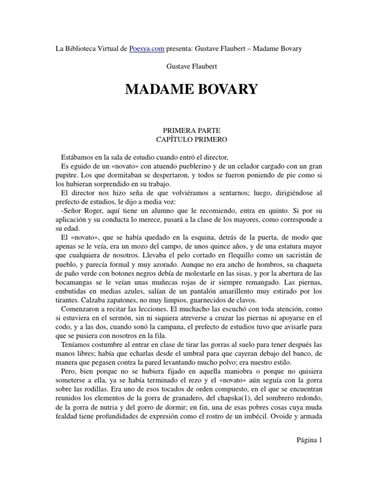 Madame Bovary | Madame Bovary | Gustave Flaubert