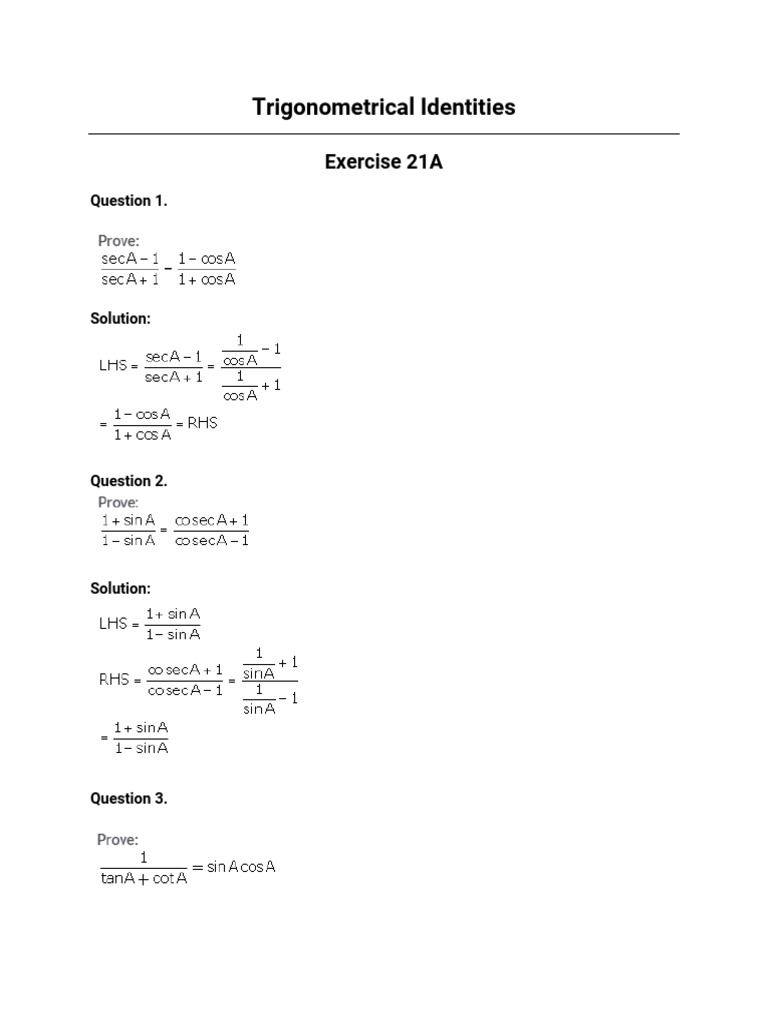 Selfstudys Com File | PDF | Trigonometry | Elementary Geometry