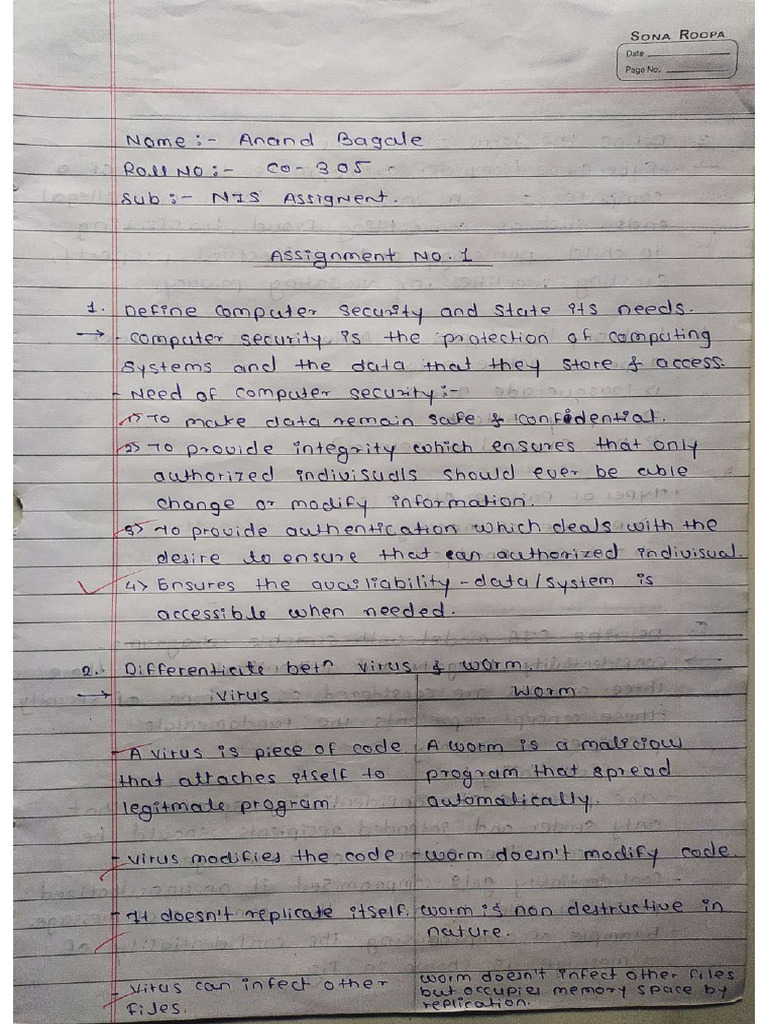 NIS ASSIGNMENT - Compressed | PDF