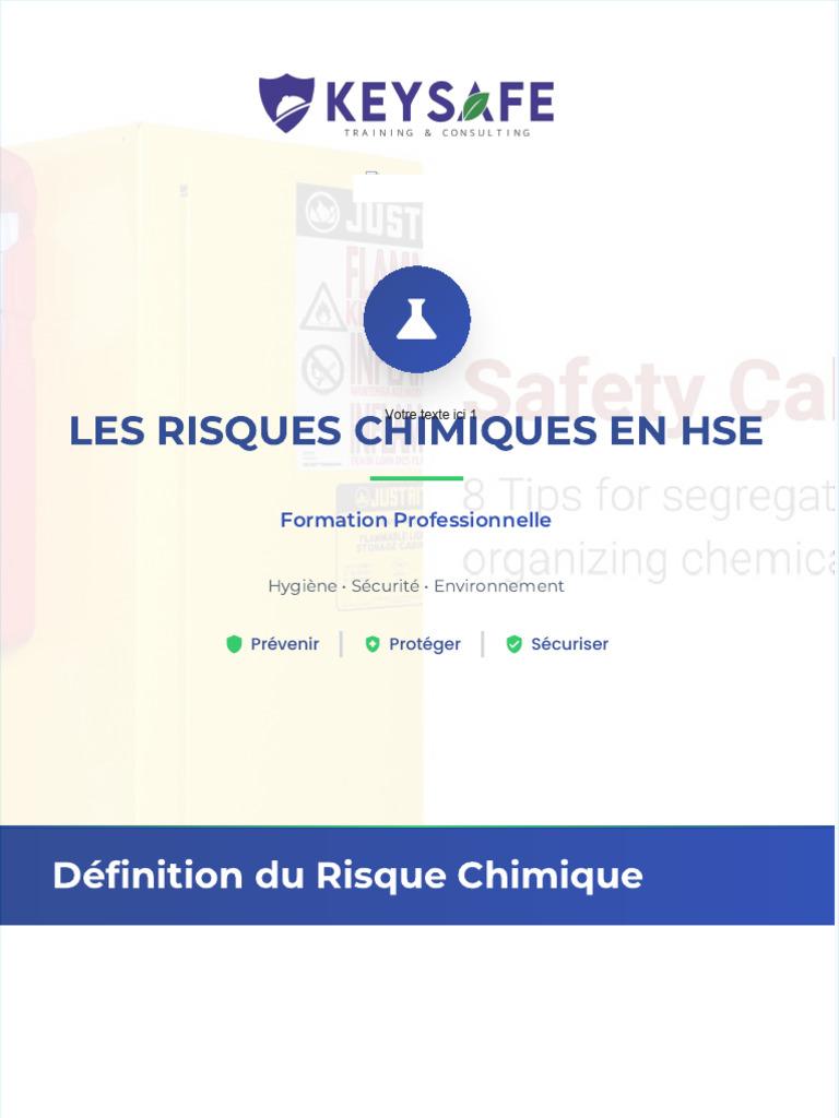 Les Risques Chimiques | PDF