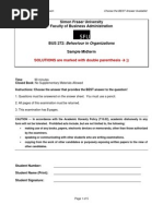 BUS272 Midterm Sample Solutions