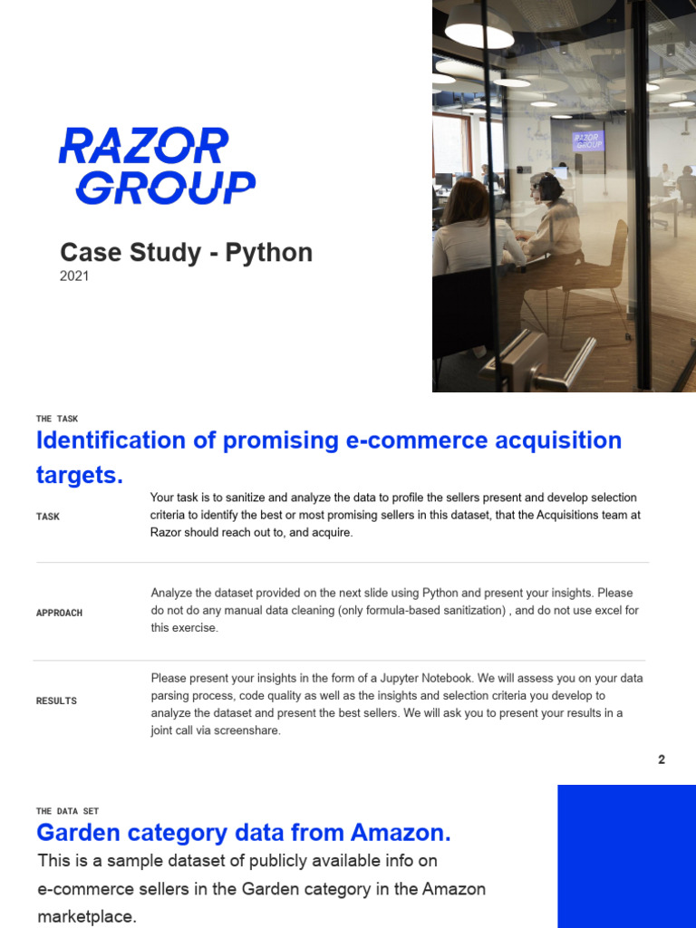 Razor Group - Python Task | PDF