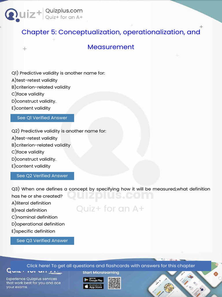 Predictive Validity Is Another Name For | PDF | Validity (Statistics ...