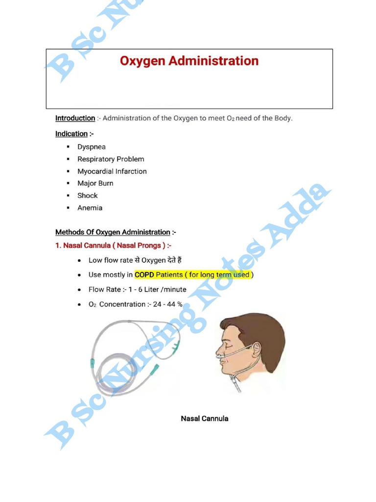 Oxygen Administration | PDF