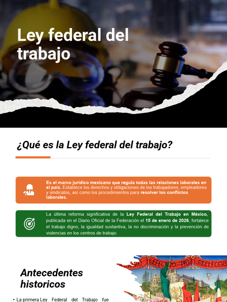 Ley Federal Del Trabajo | PDF