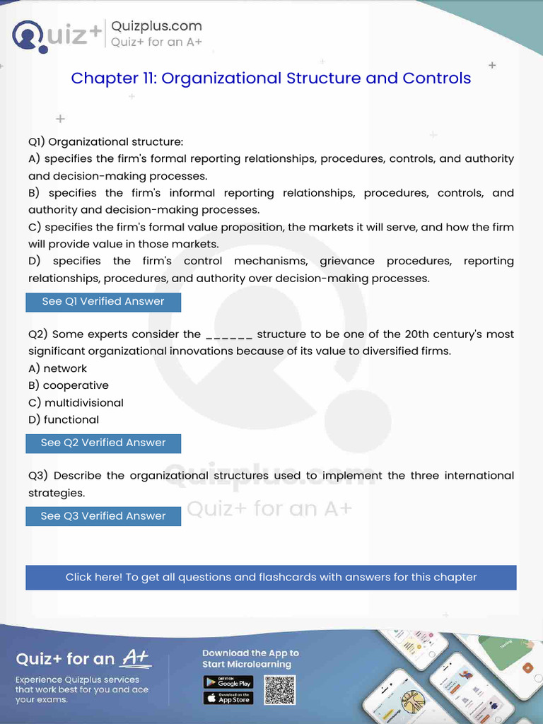 Organizational Structure | PDF
