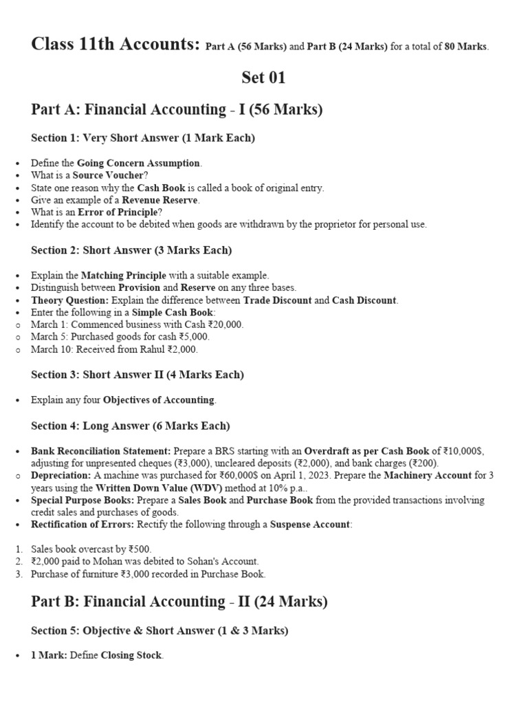 Class 11th Accounts Final | PDF | Debits And Credits | Economies