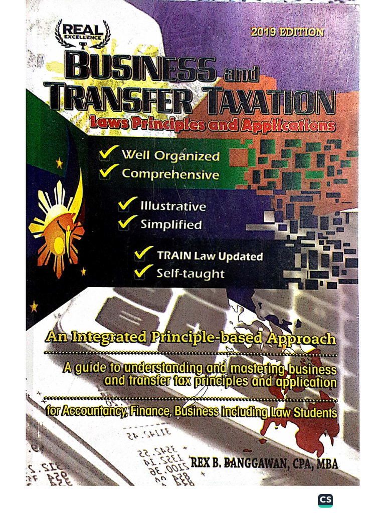 Business and Transfer Taxation by Banggawan | PDF