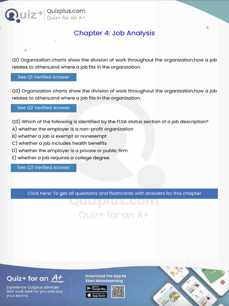 Organization Charts Show The Division of Work Throughout The ...