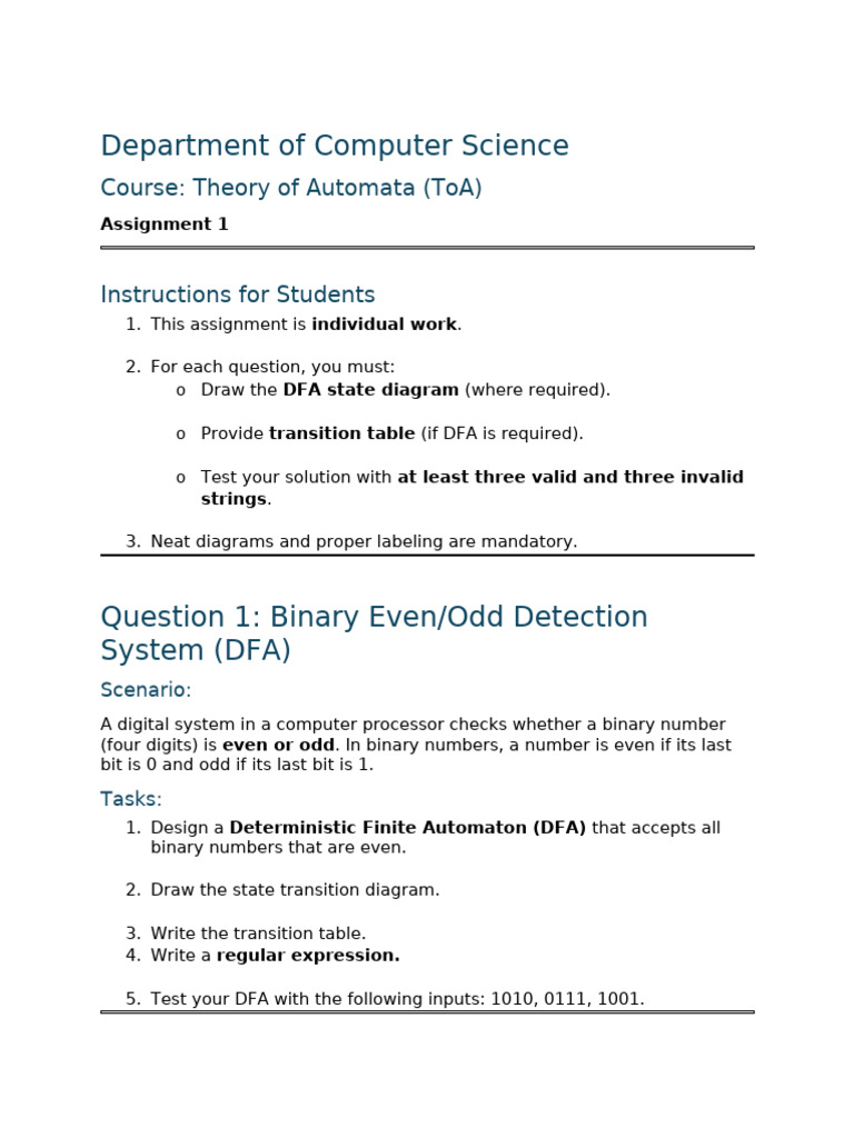 Assignment 1 | PDF