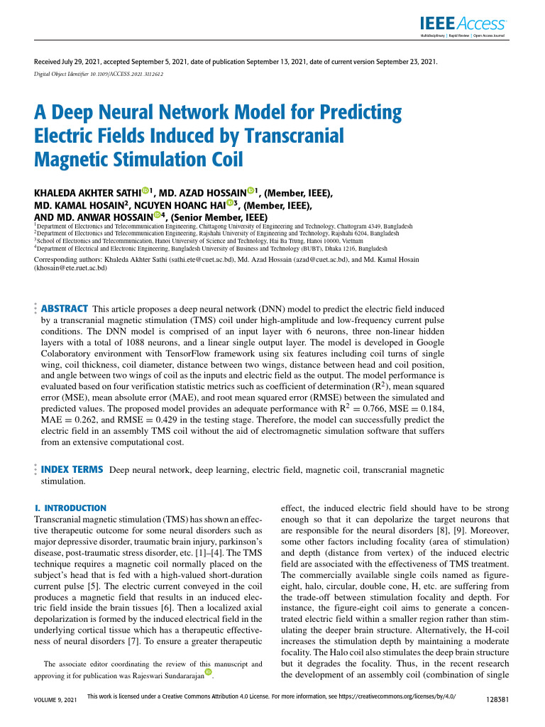 (2021) A Deep Neural Network Model For Predicting Electric Fields ...