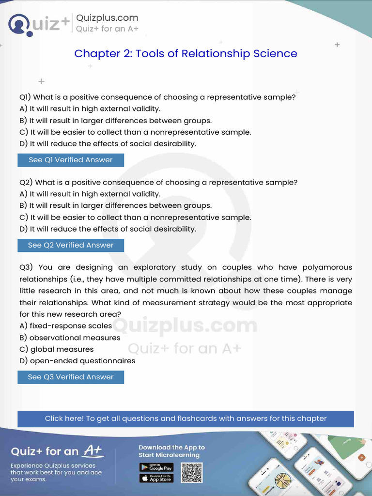 What Is A Positive Consequence of Choosing A Representative Sample | PDF