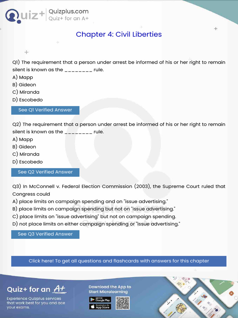 The Requirement That A Person Under Arrest Be Informed of His or Her ...
