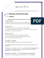 Disorders of The Dental Pulp