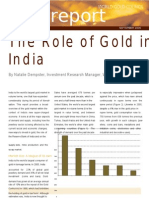 Role of Gold in India Word