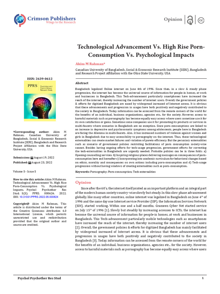 Technological Advancement Vs High Rise P | PDF | Externality | Adolescence