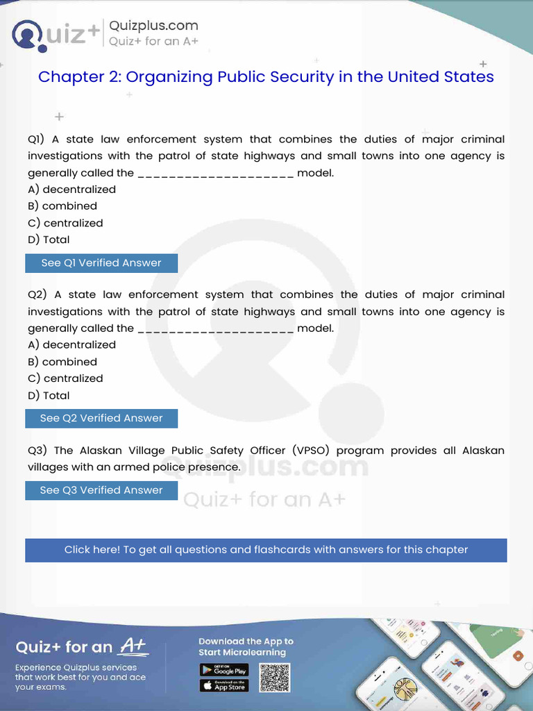 A State Law Enforcement System That Combines The Duties of Major ...
