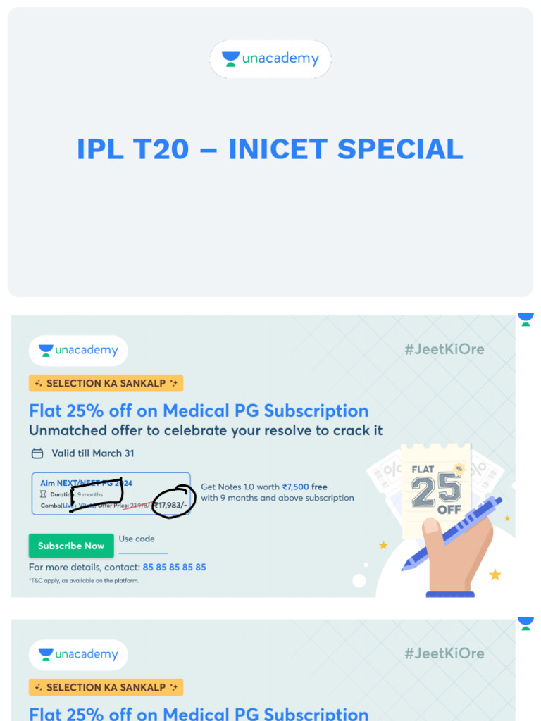 Ipl t20 - Inicet Session I | PDF | Antibody | Biology