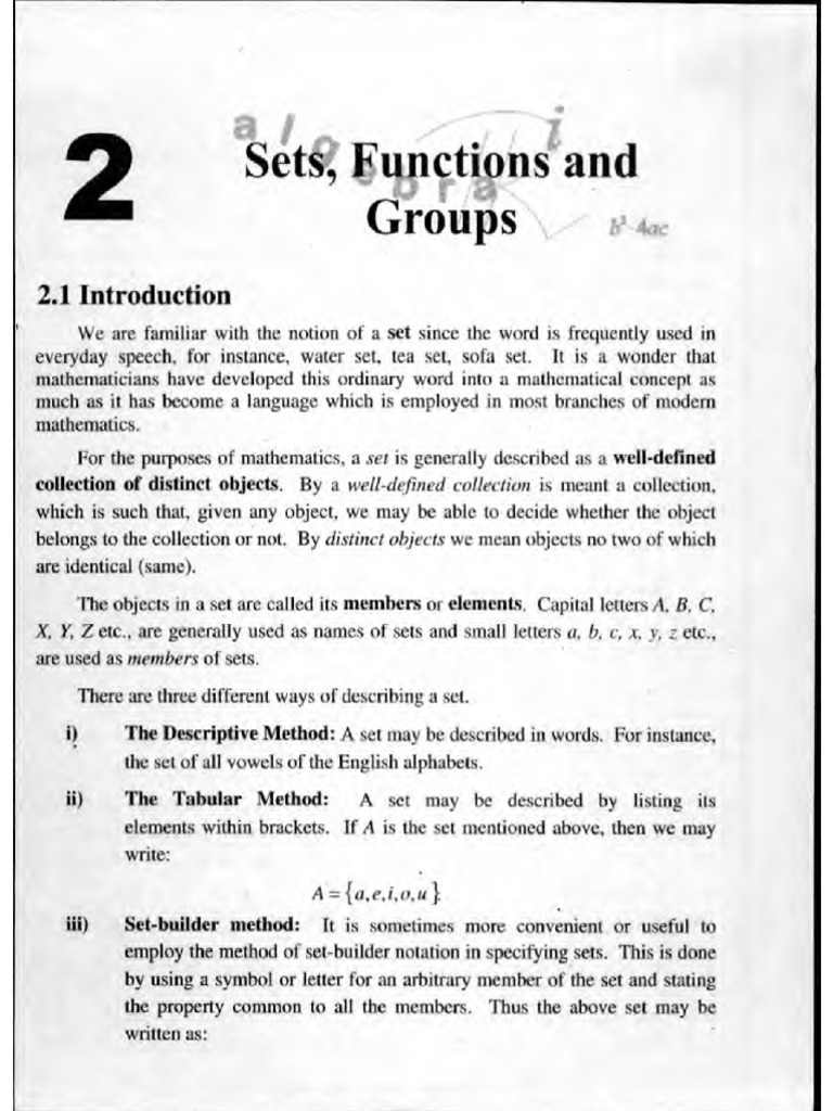 First Year AIOU Mathematics 1307 - Unit - 2 | PDF