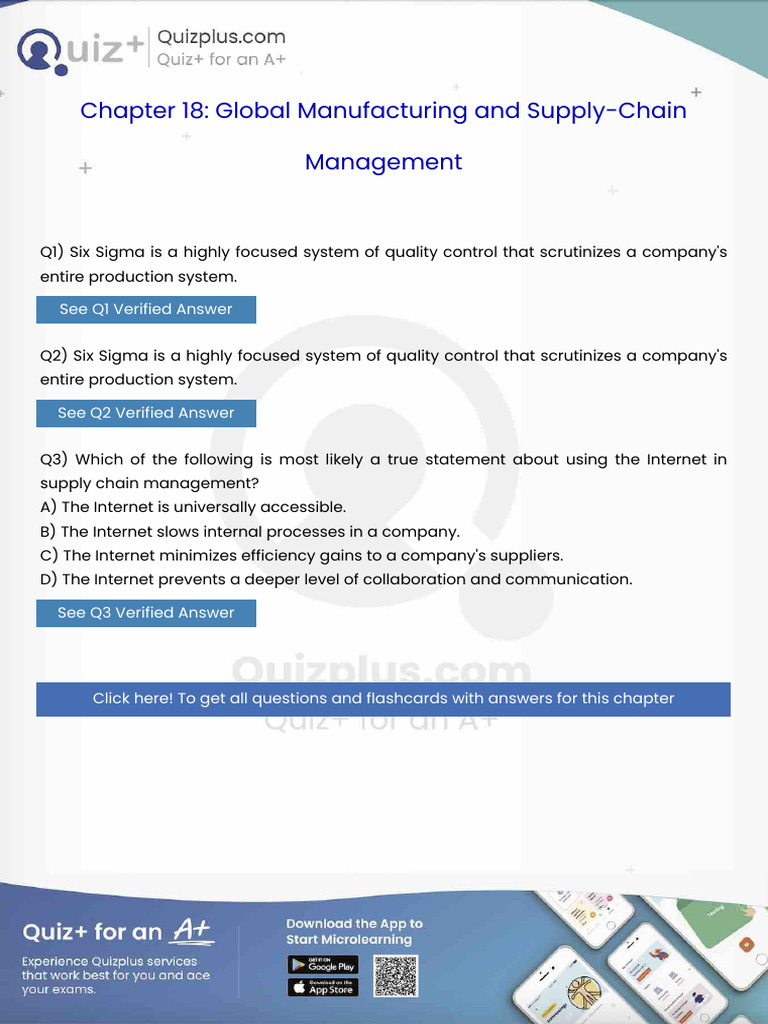 Six Sigma Is A Highly Focused System of Quality Control That ...
