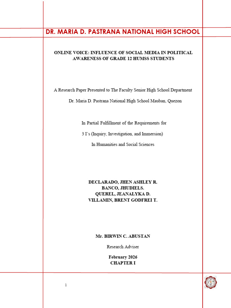 CHAPTER1-3 Group 3 | PDF | Social Media | Popular Culture & Media Studies
