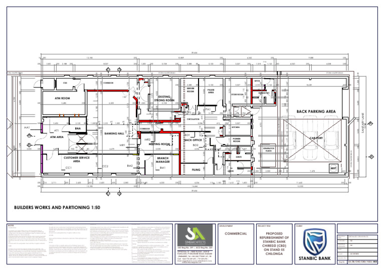 003 - New Builders & Partitions Works DWG | PDF
