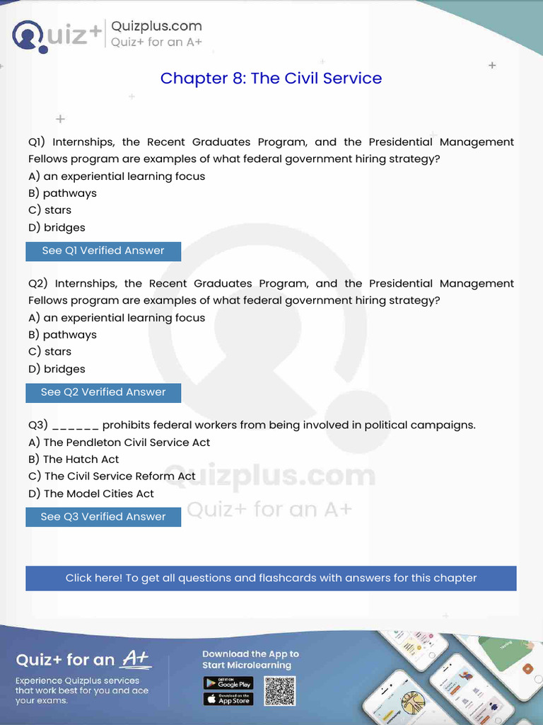 Internships The Recent Graduates Program and The Presidential ...