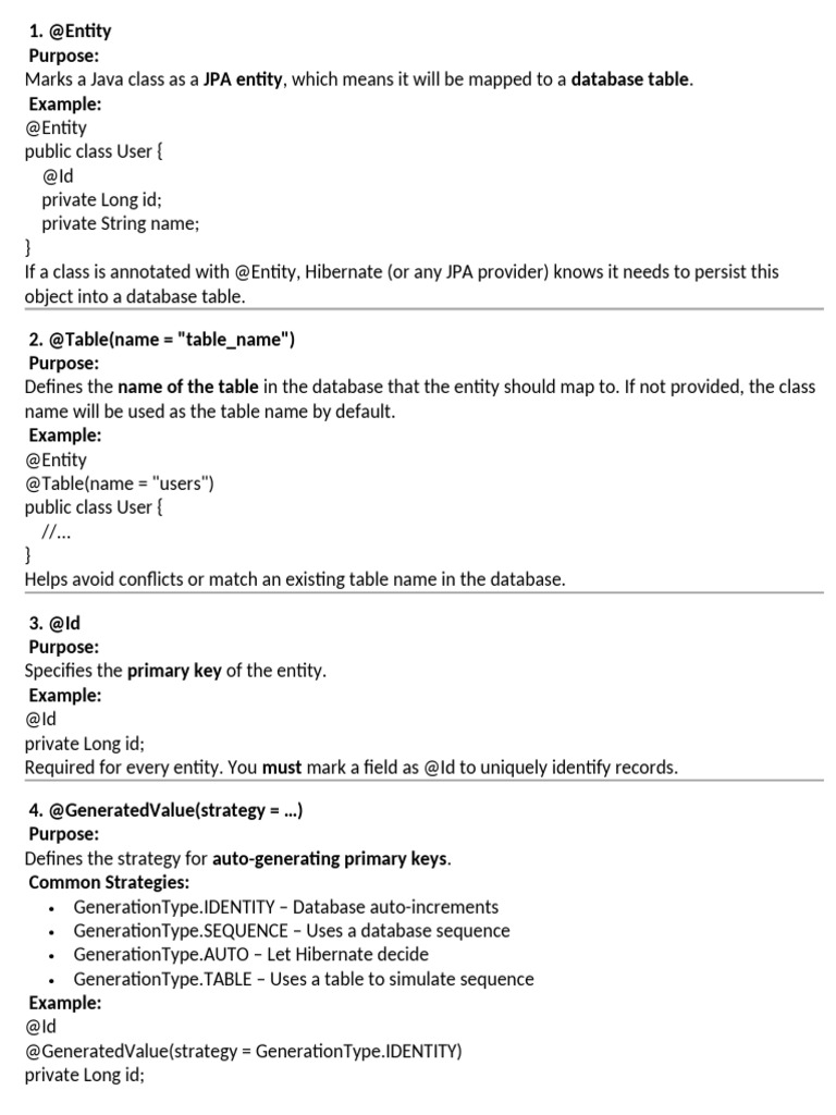 Jpa Important | PDF